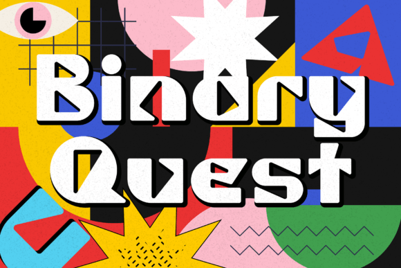 Binary Quest: The Ultimate 80s Retro Display Font for Campaigns