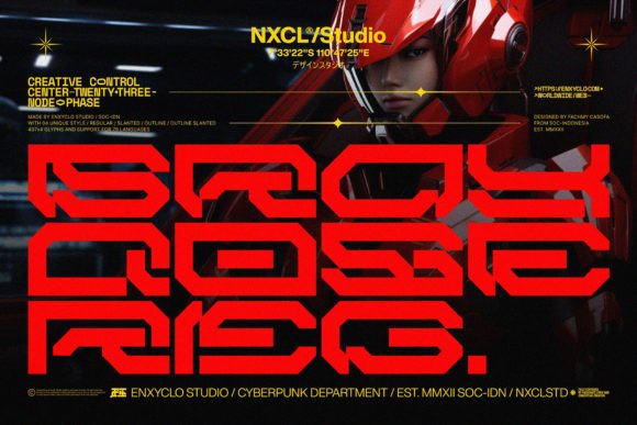 Brayqose: A Futuristic Display Font for Modern Editorial Design
