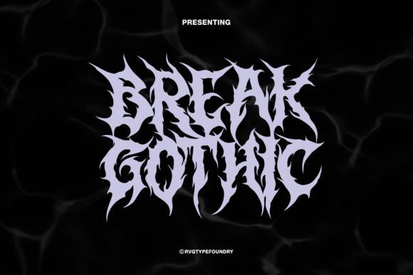 Break Gothic: The Edgy Display Typeface for High-Impact Campaigns