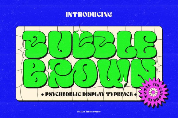 Bubble Brown: The Playful Typeface for Memorable Brand Identity