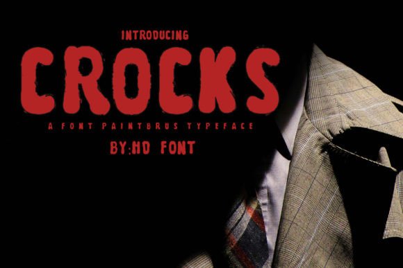 Crocks: The Bold Display Typeface for Modern Editorial Design