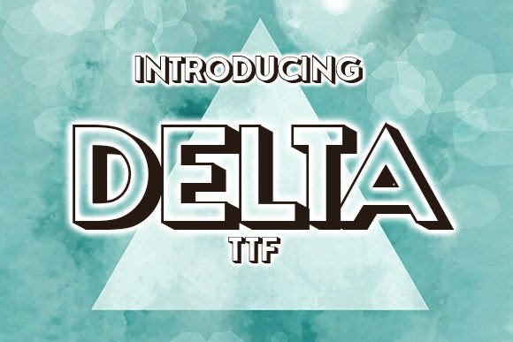 Delta: The 3D Typeface That Elevates Your Campaign Visuals
