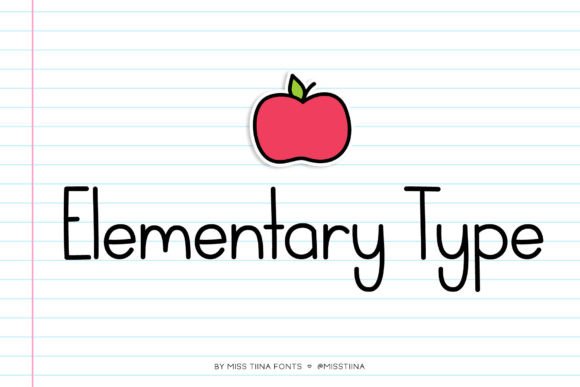 Elementary Type: A Playful Display Font for Creative Branding