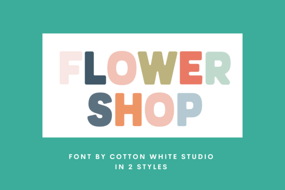 Flower Shop: The Premium Display Font for Modern Branding
