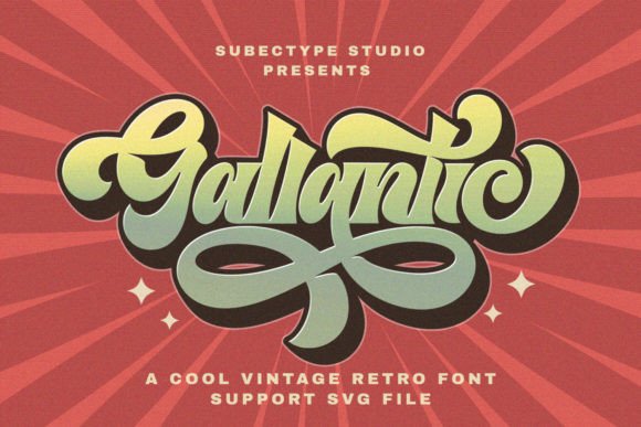 Gallantic Vintage Retro Font Review for Bold Branding