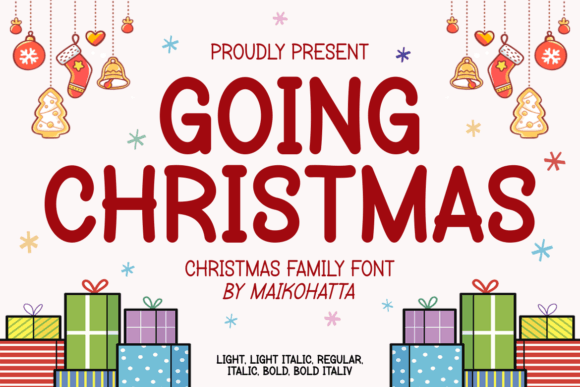 Going Christmas: The Holiday Display Font for Festive Campaigns