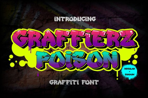 Graffierz Poison: The Edgy Display Font for Bold Branding