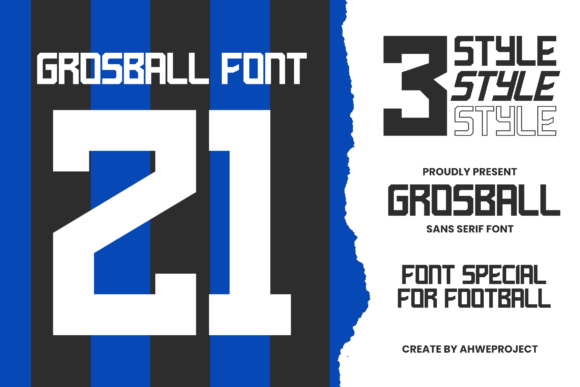 Grosball: The Premium Display Font for Sports Marketing