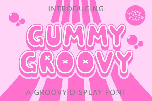 Gummy Groovy: The Retro Display Font for Bold Branding