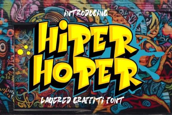 Hiper Hoper: The 3D Graffiti Typeface for Bold Brand Identity