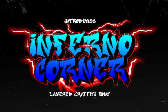 Inferno Corner: The Bold Display Typeface for Handmade Branding