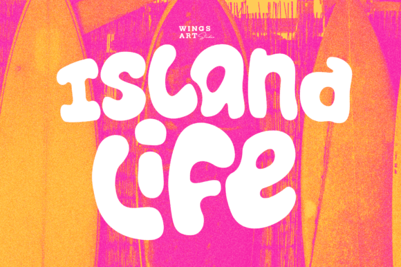 Island Life: A Display Font for Laid-Back Digital Branding