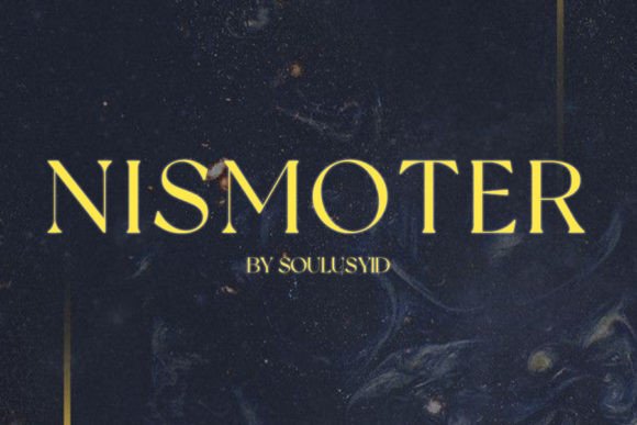 Nismoter Script Font for Elegant Business Branding