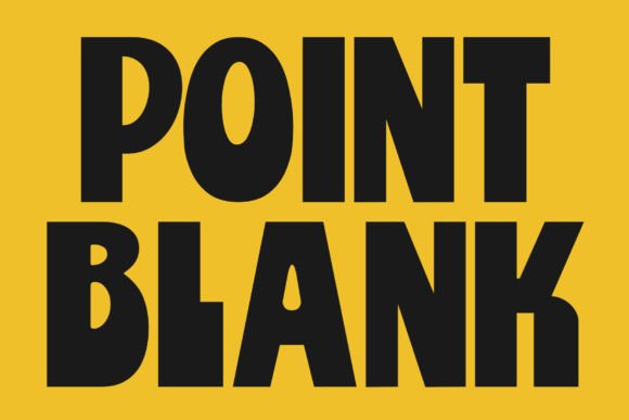 Point Blank: The Retro Display Font for Bold Branding