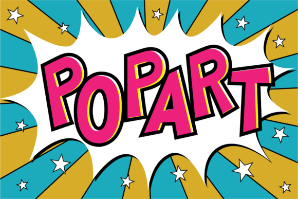 Pop Art Typeface for Bold Campaign Headlines