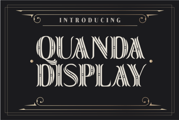 Quanda Display: The Fun Typeface for Creative Makers