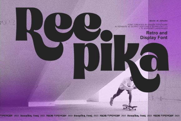 Reepika: The Thick Serif Font for Bold Small Business Branding