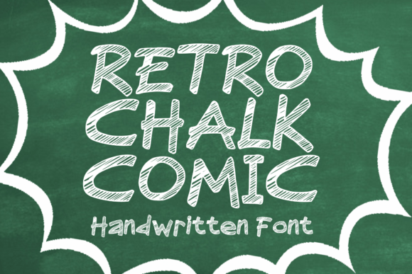 Retro Chalk Comic: A Playful Typeface for Editorial Design