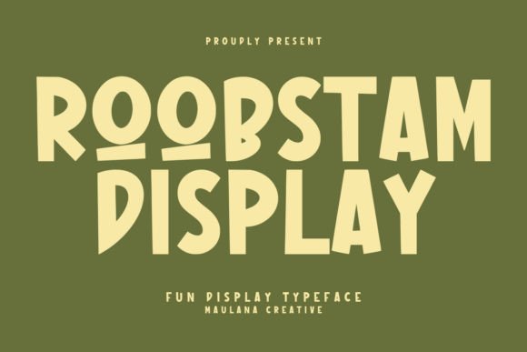 Roobstam: The Ultimate Fun Display Font for Creative Projects
