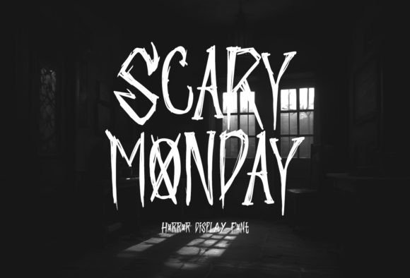 Scary Monday: A Premium Display Font for Editorial Design
