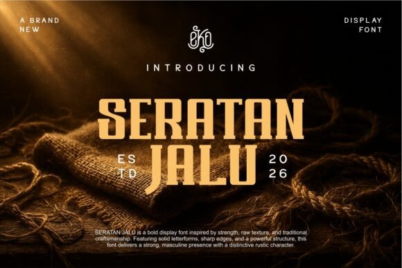 Seratan Jalu: A Bold Typeface for Strong Brand Identity