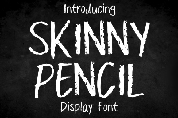 Skinny Pencil: The Handwritten Display Font for Editorial Design