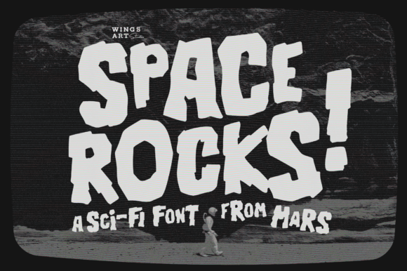 Space Rocks: The Futuristic Display Font for Creative Crafters