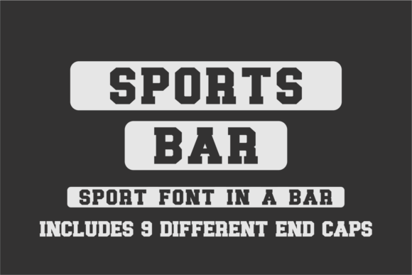 Sports Bar: The Dynamic Display Font for Bold Branding