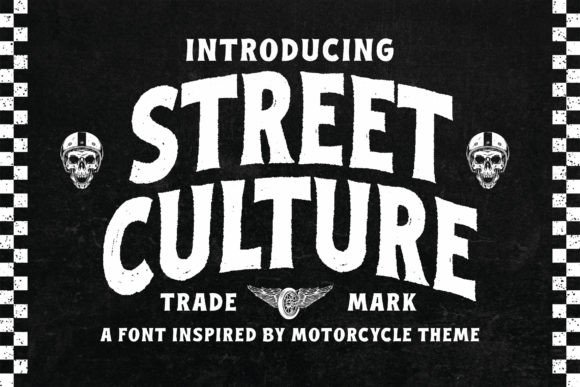 Street Culture: A Rustic Serif Font for Bold Branding