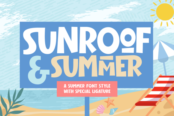Sunroof Summer Font for Vibrant Digital Branding