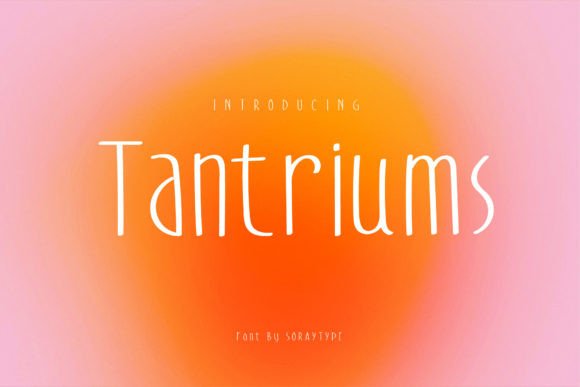 Tantriums: A Tall Handwritten Display Font for Editorial Design