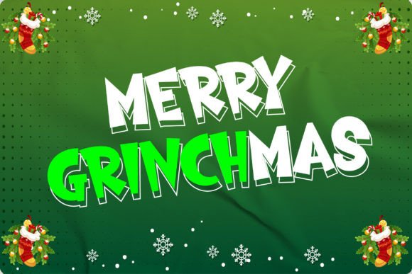 The Grinch Mas: A Festive Display Typeface for Holiday Editorial Design