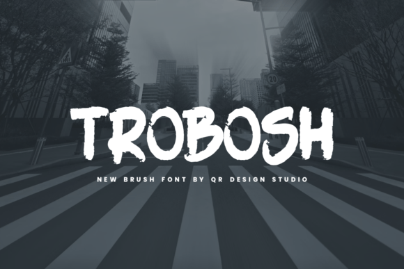 Trobosh: A Brush Display Font for Editorial Design