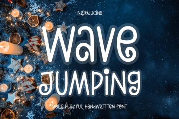 Wave Jumping: The Playful Handwritten Font for Creative Branding