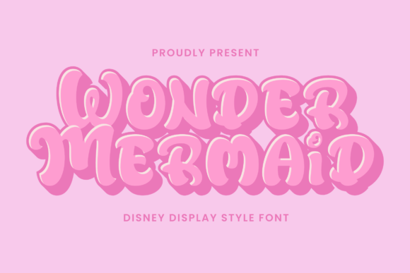 Wonder Mermaid: A Magical Display Font for Your Brand