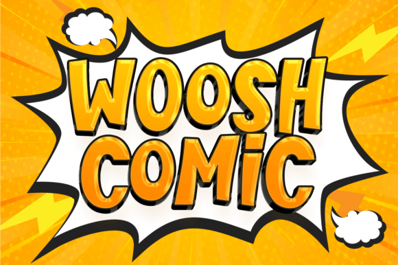 Woosh Comic: The Perfect Display Typeface for Whimsical Web Design